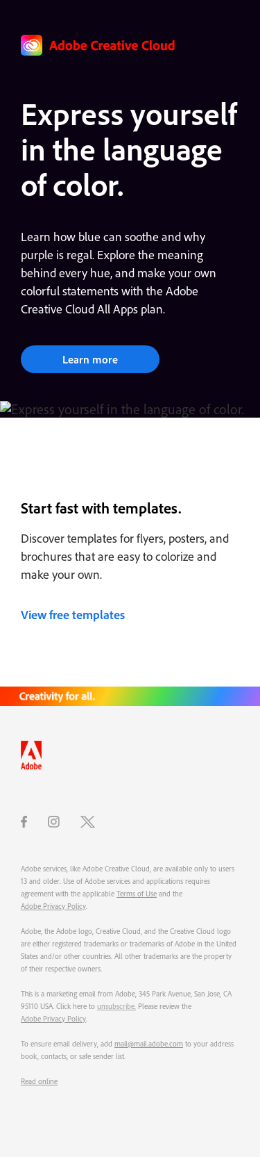 Tell stories with color and make templates your own