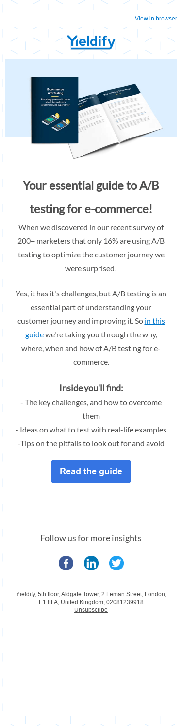 Testing, testing: your essential guide to A/B testing for e-commerce
