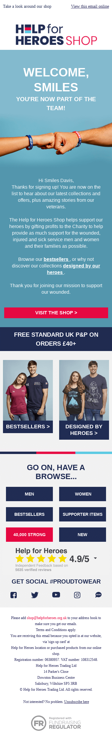 Thank you for signing up!