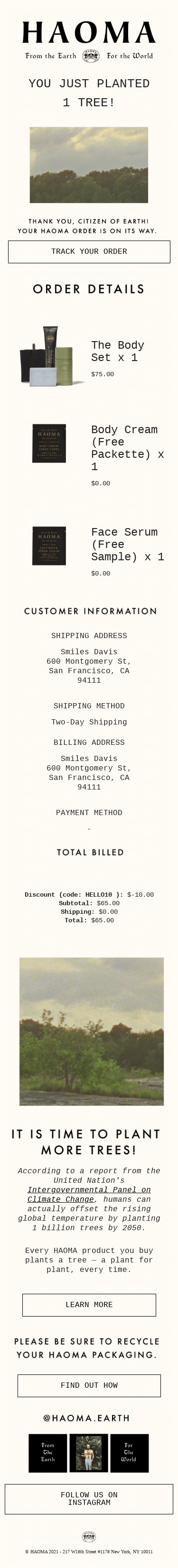 Thank you for your order!