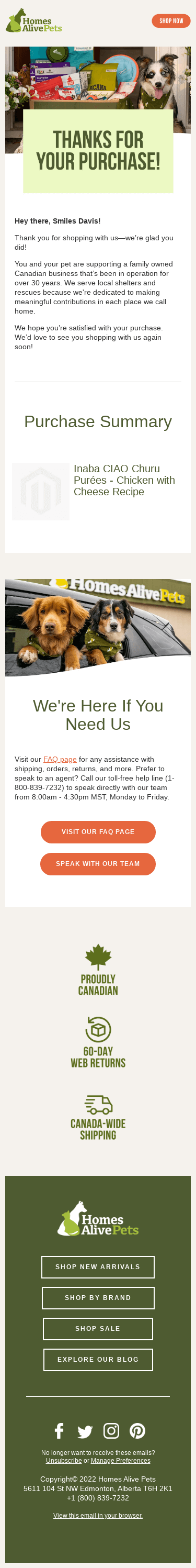 Thank You For Your Purchase!