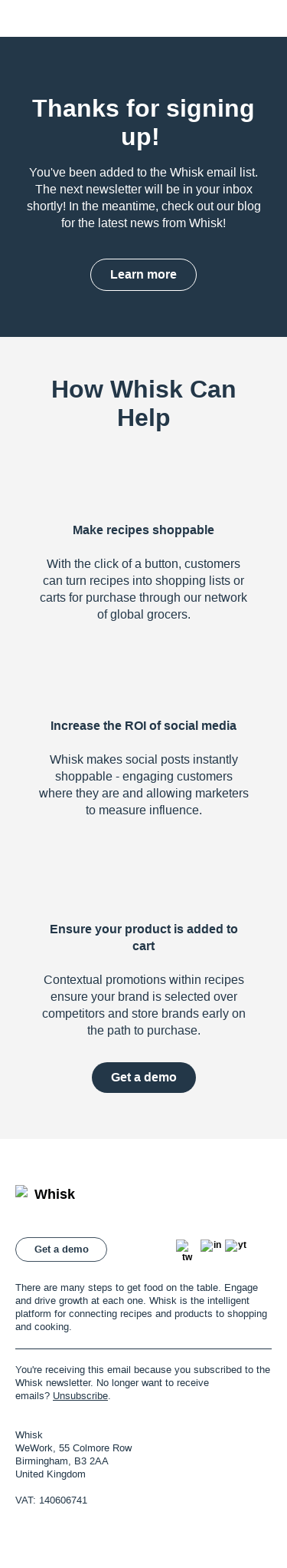 Thanks for signing up!