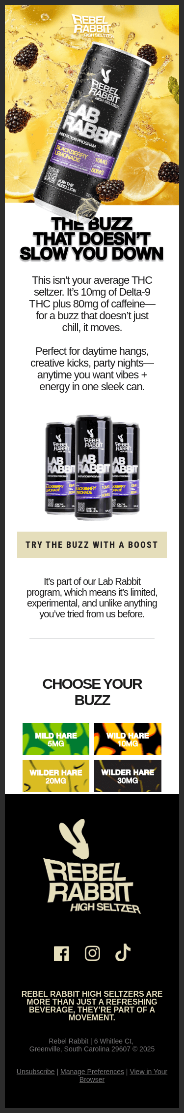 ⚡THC + Caffeine? Yep, We Went There 🐇