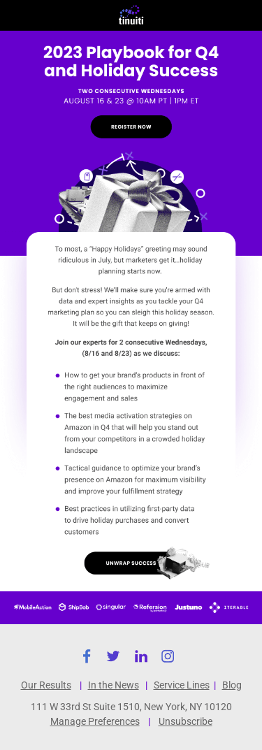 The 2023 Playbook for Q4 and Holiday Success