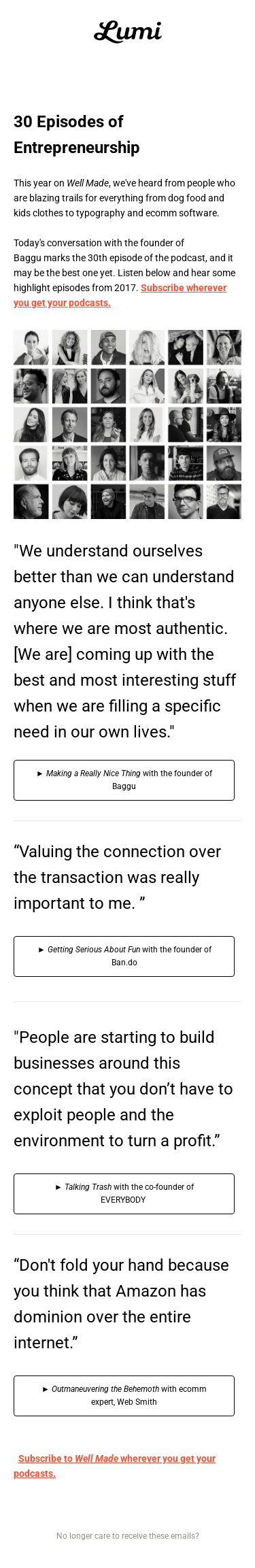 🎉 The 30th Episode of Well Made — A Conversation with the Founder of Baggu