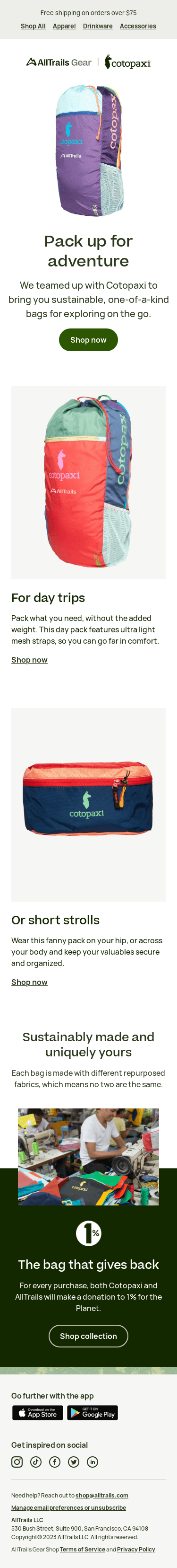 The AllTrails × Cotopaxi Collection is here!