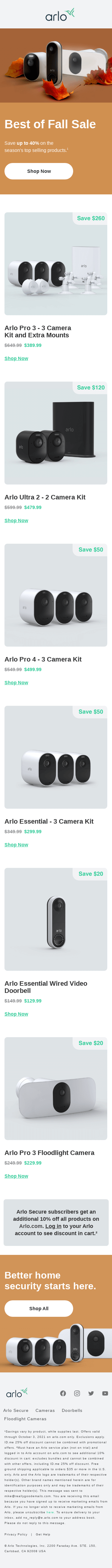 The Best of Fall Sale is here!