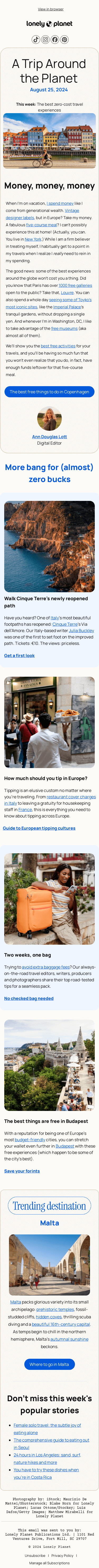 The best things in life are…