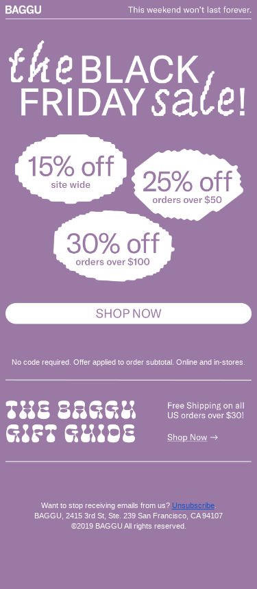 The Black Friday Sale continues— up to 30% off!