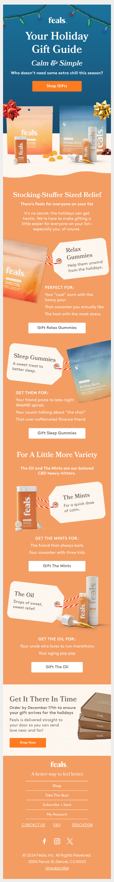 The calmest gift guide in your inbox