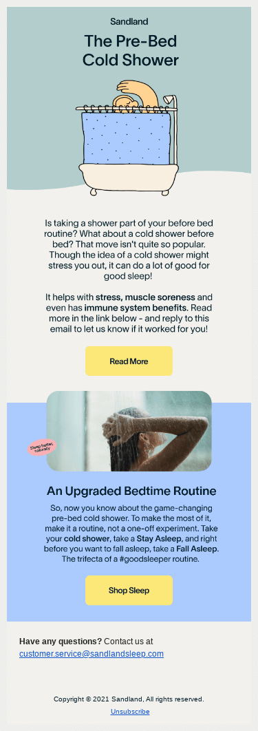 The case for cold showers before bed