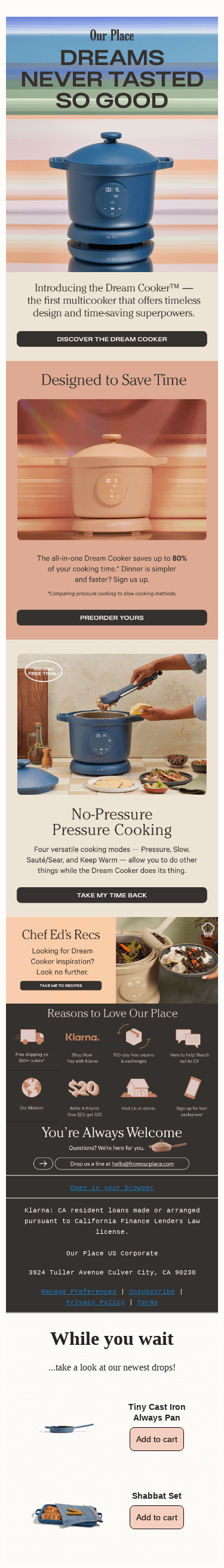 The Dream Cooker has arrived 🤩