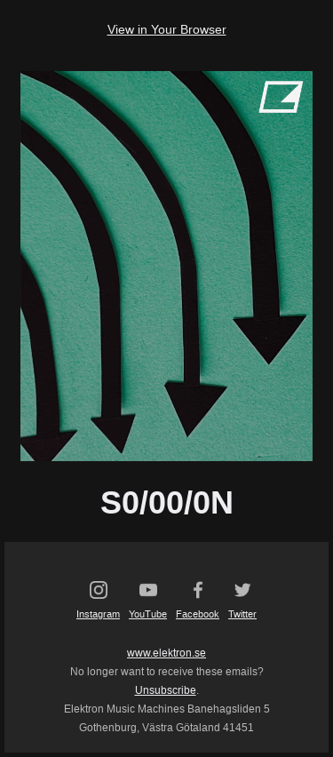 The Elektron Newsletter