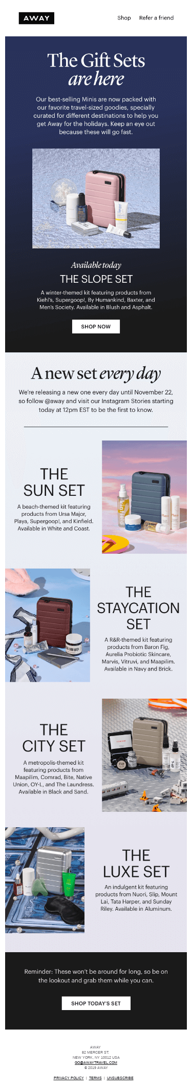 The Gift Sets are back! 