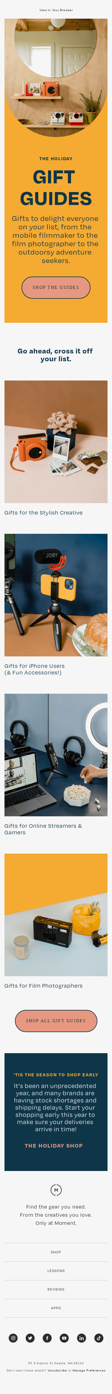 The Holiday Gift Guides 🎁