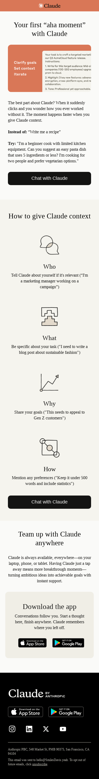 The secret to your first "aha moment" with Claude (1/5)