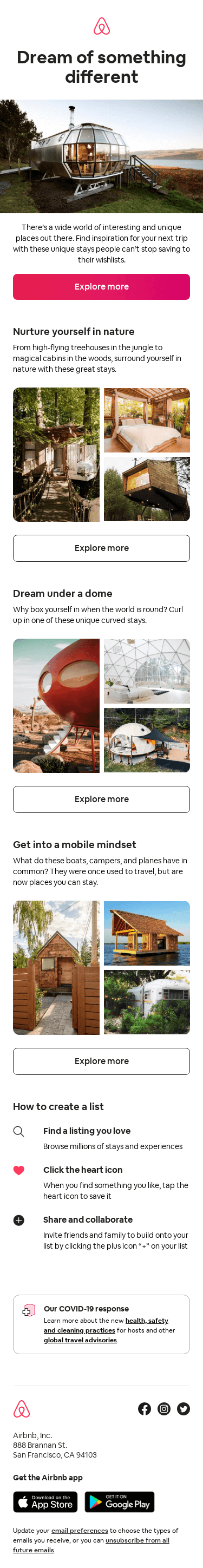 The world’s most unique & wishlisted stays