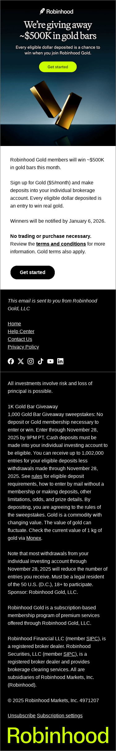There’s ~$500K in gold bars up for grabs