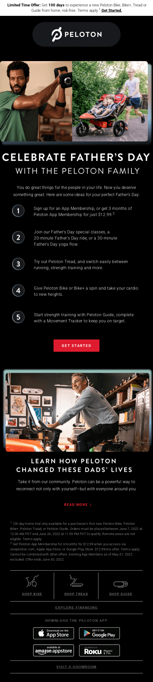 There’s nothing #PelotonDads can’t do 🏋️