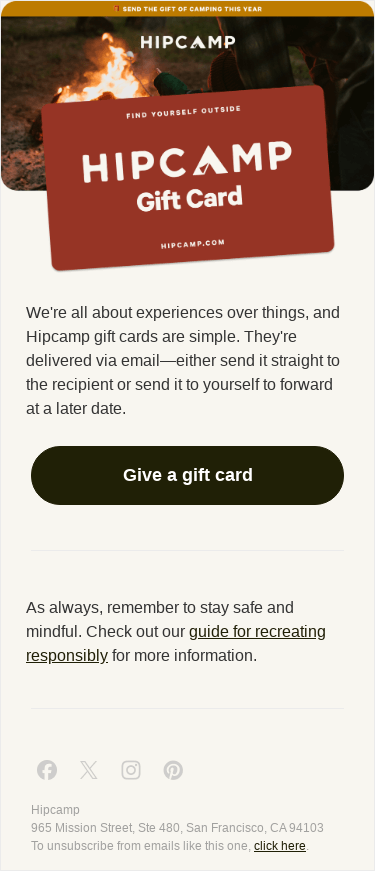 There's still time: Give the gift of the outdoors