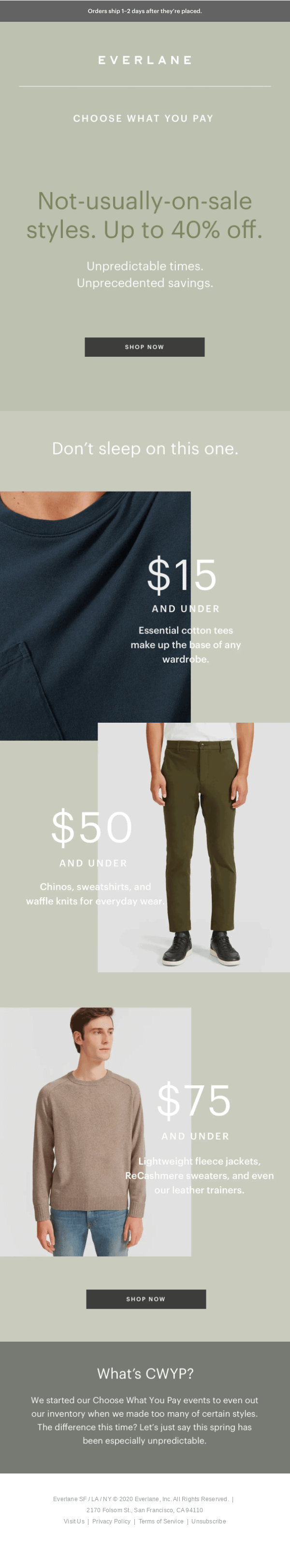 These Styles Wouldn’t Usually Go On Sale