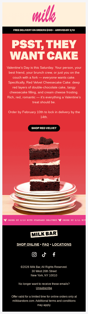 They want cake ❤️