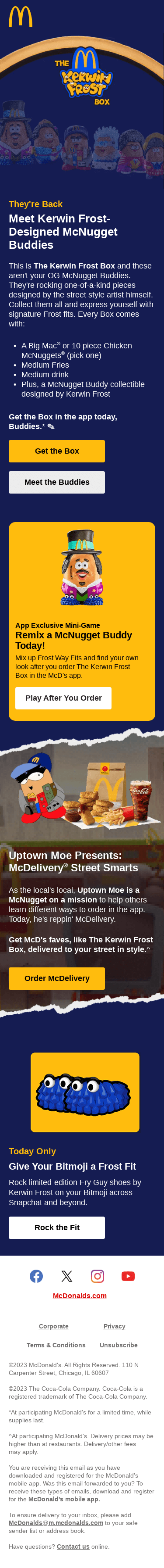 They’re Back: Meet NEW McNugget Buddies designed by Kerwin 🎩