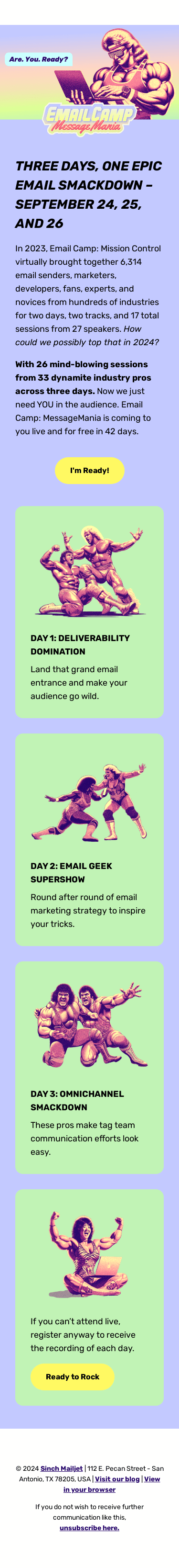 This is Email Camp: MessageMania