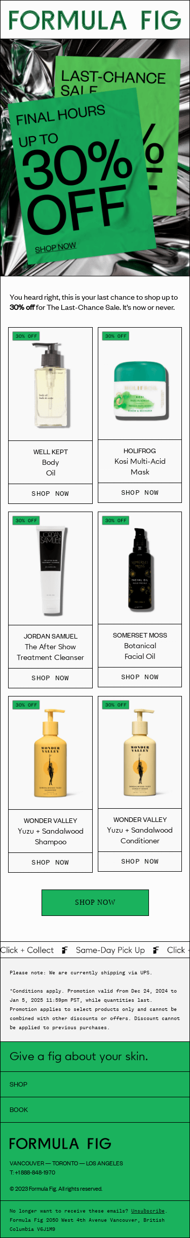 This is your last chance