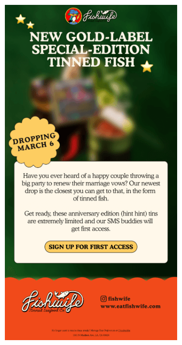 THIS WEEK: NEW TINNED FISH ❤️‍🔥