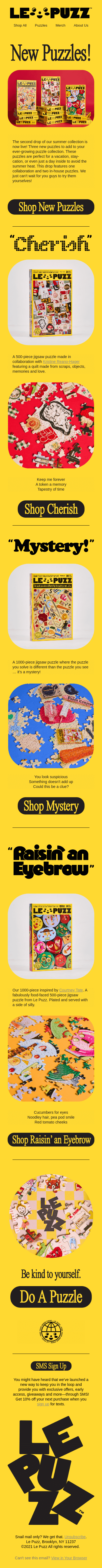 Three Brand-New Puzzles 🧩