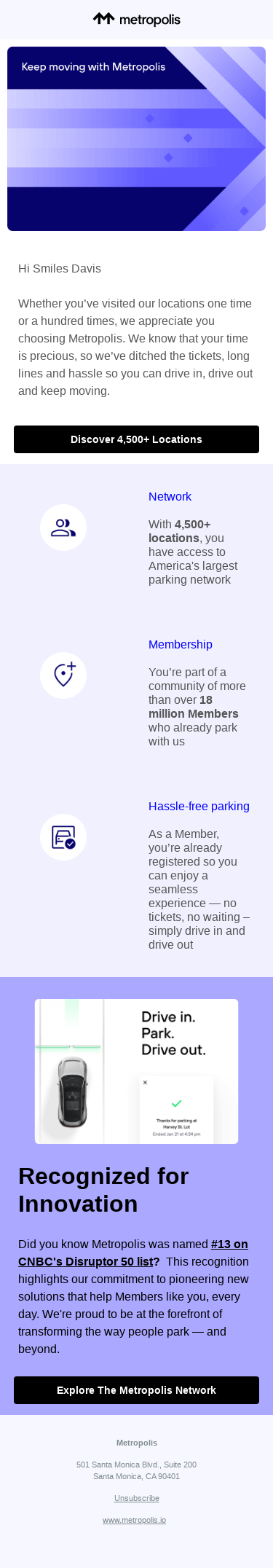 Three reasons people love parking with Metropolis