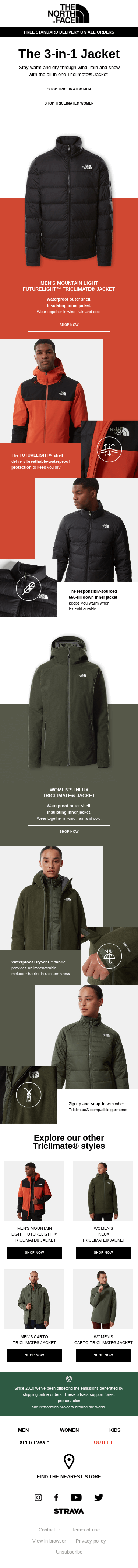 Three winter climates, one versatile jacket