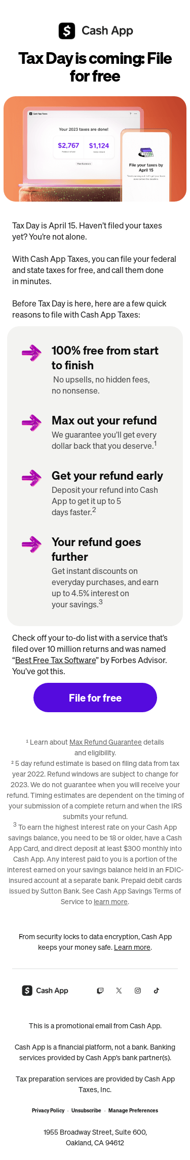Time’s running out: File your taxes by April 15