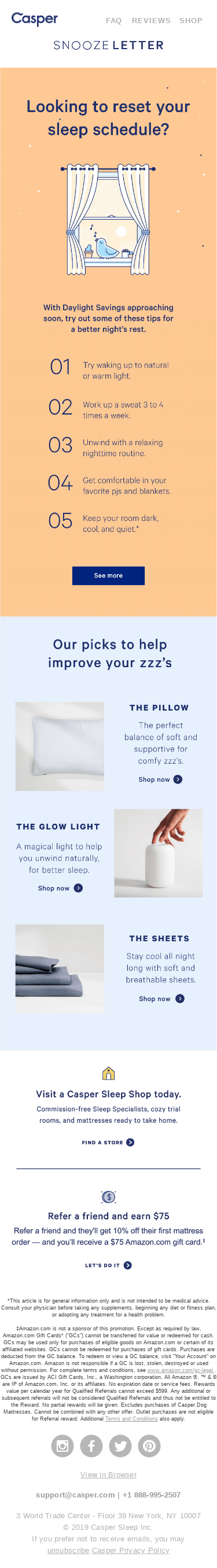 Tips to reset your schedule for better zzz’s.