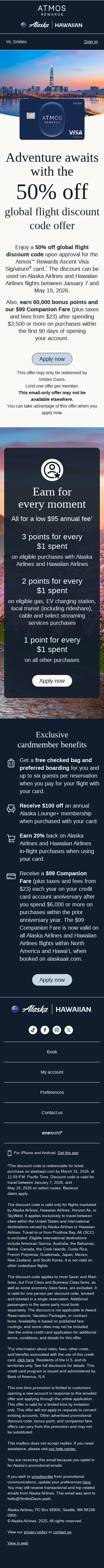 ’Tis the season to earn 60,000 bonus points + more