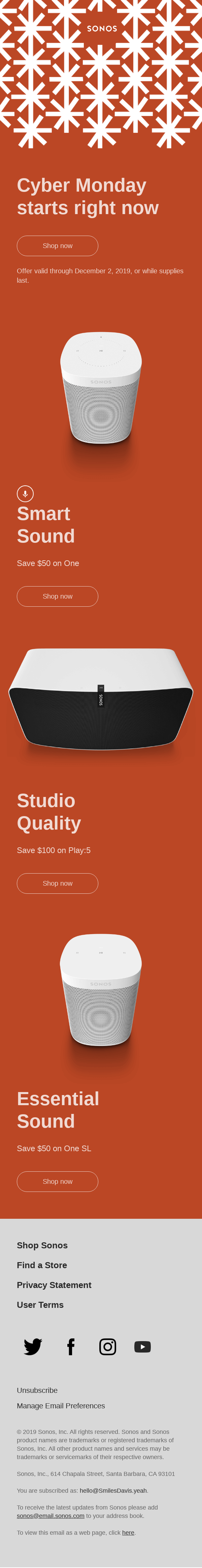 Today only: Save $100 on great sound