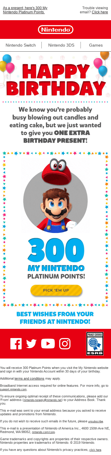 Today’s your special day!