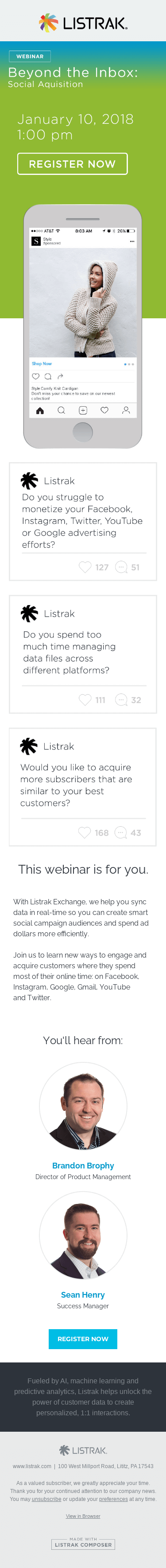 [Tomorrow] Beyond the Inbox: Social Acquisition