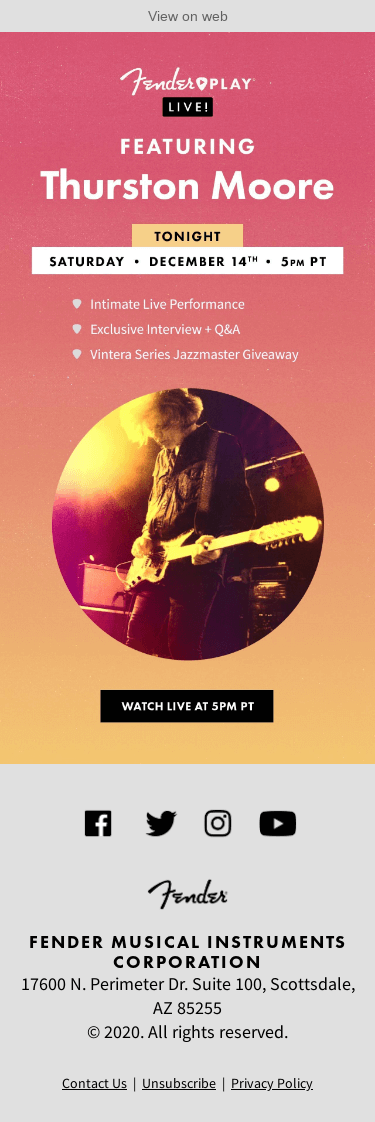 Tonight! Thurston Moore Live