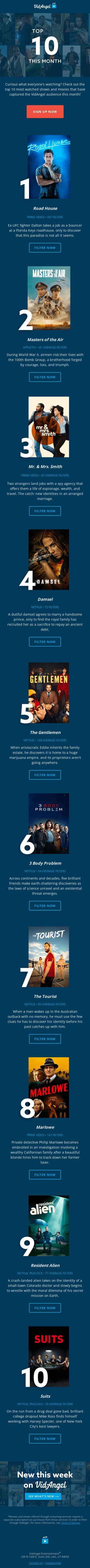 Top 10 on VidAngel 🌟