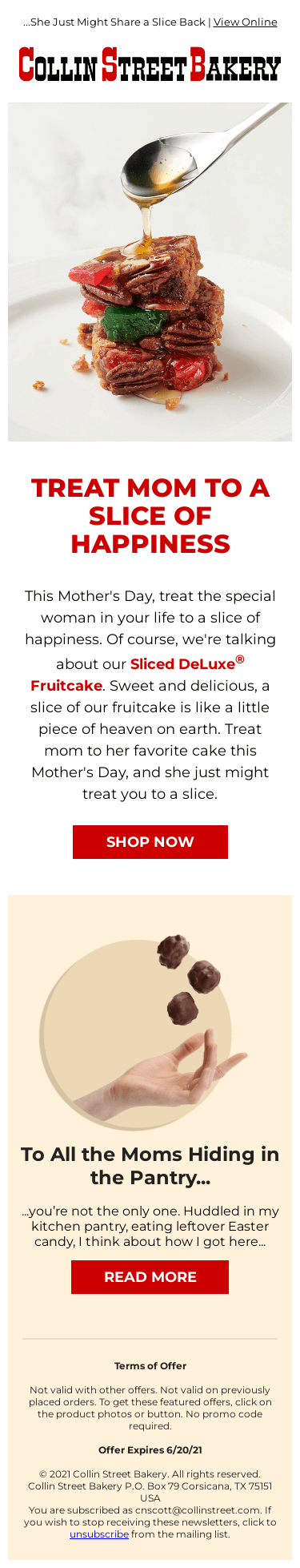 Treat Mom to a Slice of Happiness