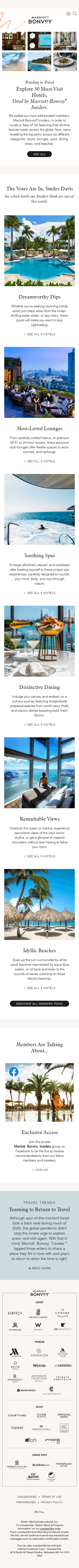 Trending in Travel: See Marriott Insiders' Favorite Picks