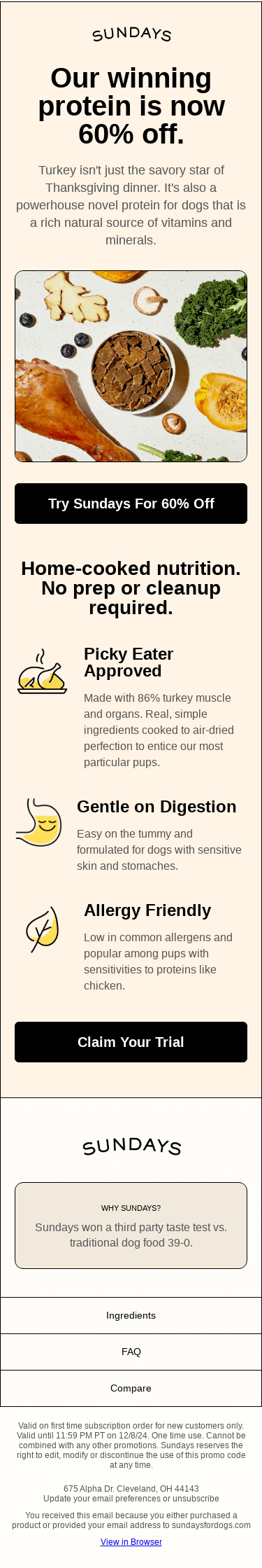 Turkey isn’t just for humans