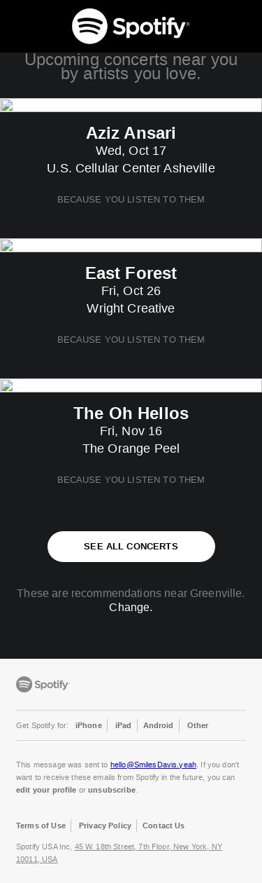 Upcoming shows near Greenville: Aziz Ansari, East Forest and more