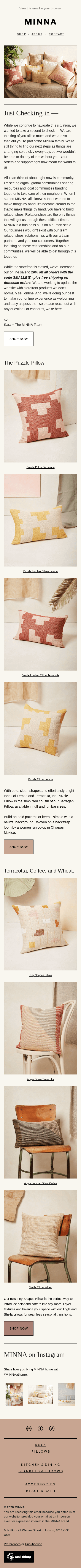 Updates from the MINNA Team