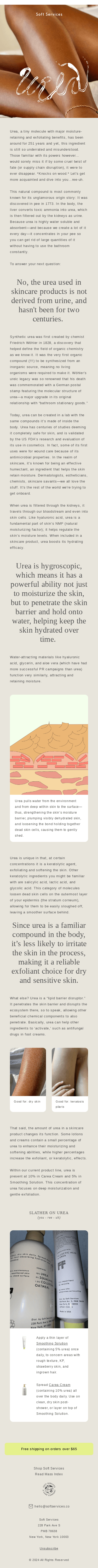 Urea’s pee-rformance review.