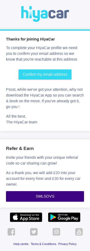 Verify your email address
