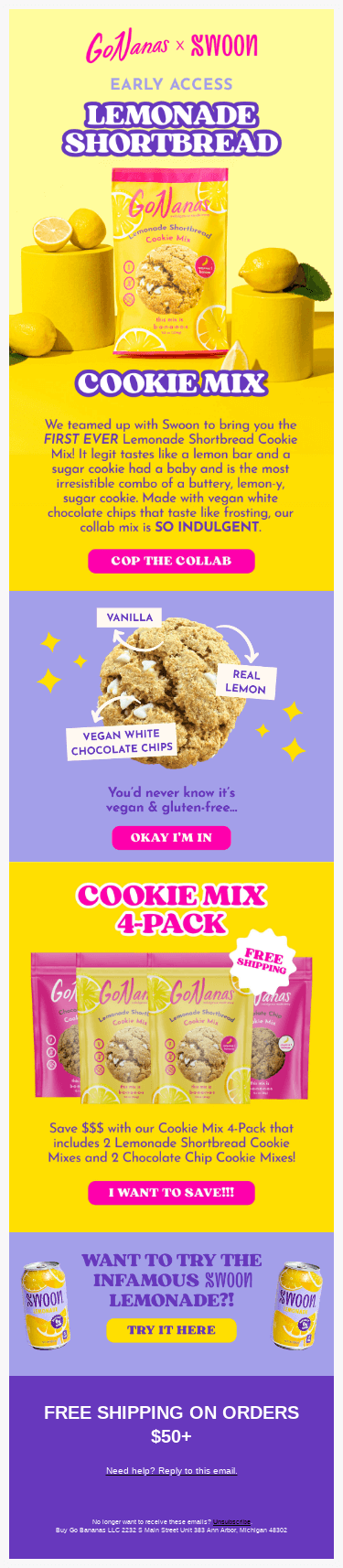 VIP ACCESS: LEMONADE SHORTBREAD COOKIE MIX