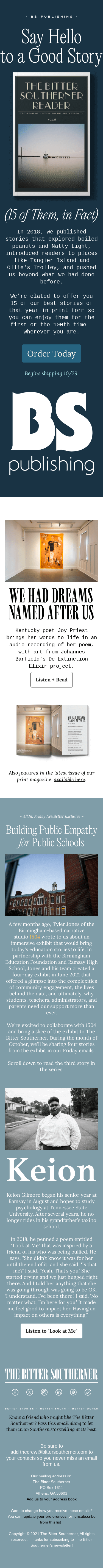 Vol. 5 of The Bitter Southerner Reader Is Here!